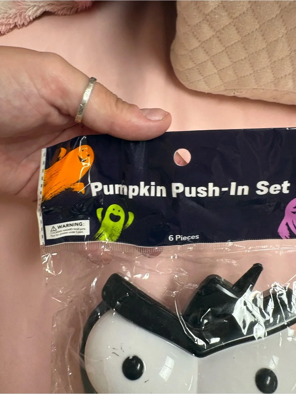 Halloween Pumpkin Push-In Decor Bundle 18 New Assorted Face Sets